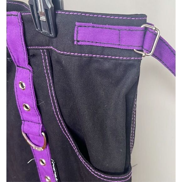 Tripp Black & Purple Street Pants Black/Purple Plus Size 17/38” Nwot - Picture 4 of 10